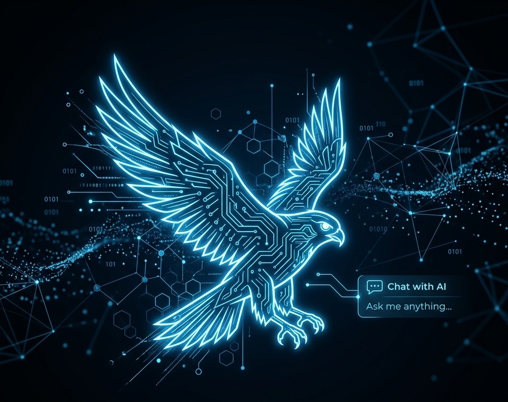AI Chat Assistant Illustration